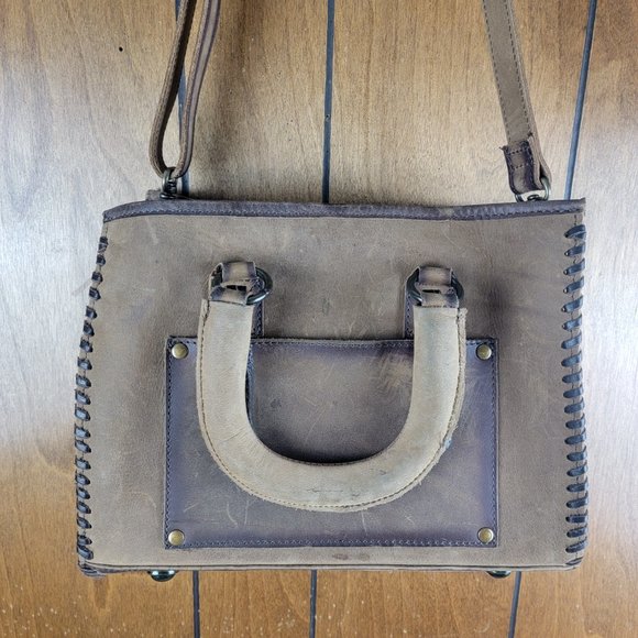 STS Ranchwear Satchel Cowhide Leather Purse - Picture 3 of 6